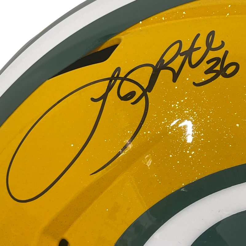 LeRoy Butler Signed Packers Speed FS Helmet w/ 3 Insc. Beckett Witness BAS COA