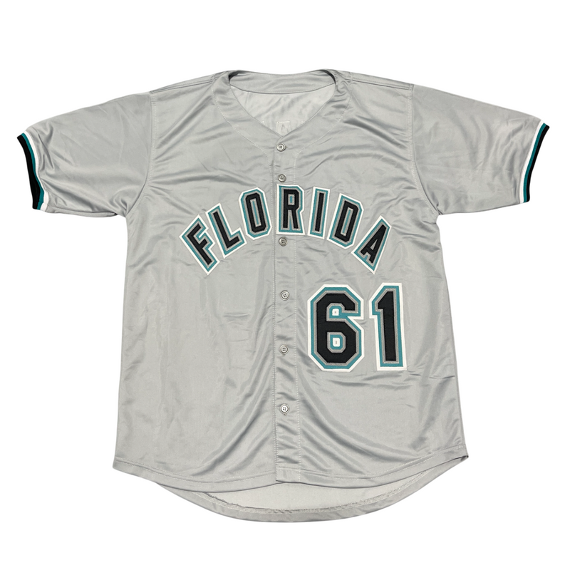 Livan Hernandez Signed Florida Marlins Custom Jersey w/ MVP 1997 WS JSA COA