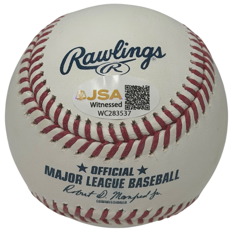 Lee Smith Signed Autographed ROMLB Baseball w/ HOF 2019 JSA WITNESS COA
