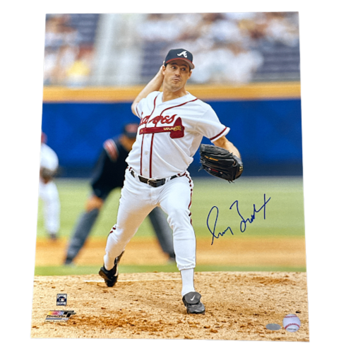 Greg Maddux Signed Atlanta Braves 16x20 Photo File Autograph Steiner COA