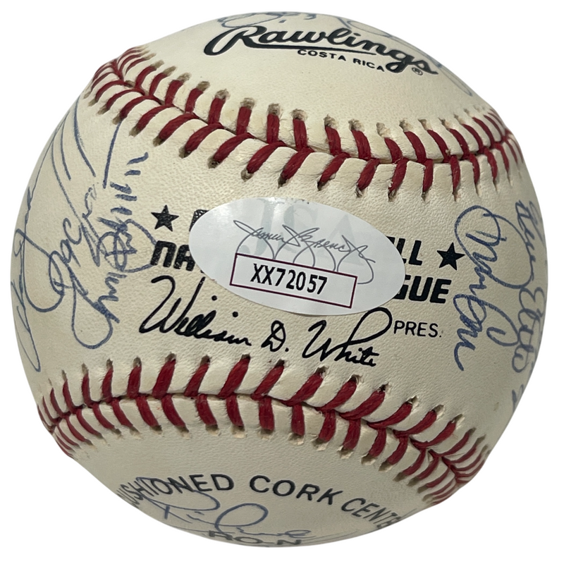1991 New York Mets Team Signed Autograph ONL National League Baseball JSA LOA A
