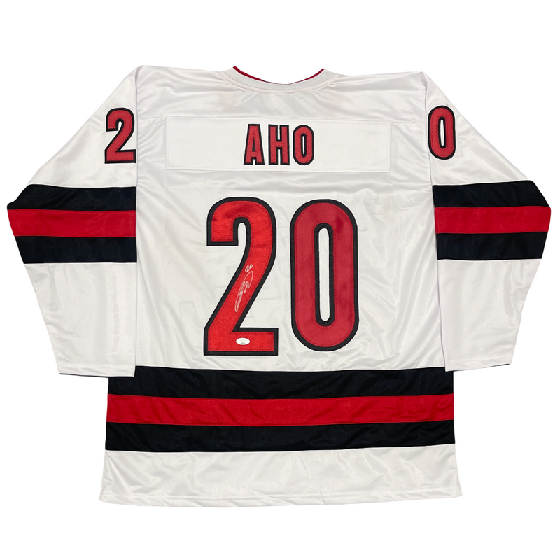 Sebastian Aho Signed Autographed Carolina Hurricanes Custom Jersey JSA COA