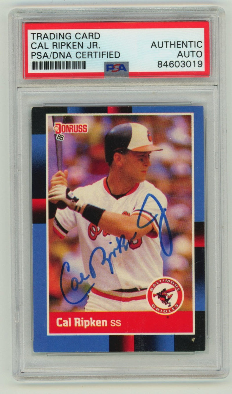 Cal Ripken Jr. 1988 Donruss #171 Signed Full Name Signature PSA Authentic Auto