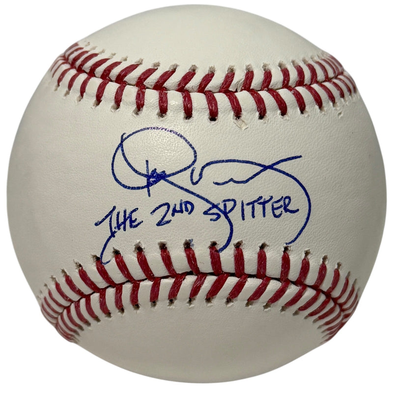 Roger McDowell Signed Autographed ROMLB Baseball w/ The 2nd Spitter JSA Wit COA