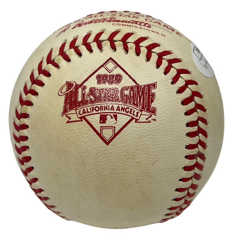 Benito Santiago Signed Rawlings 1989 All Star Game Logo Baseball Padres JSA COA