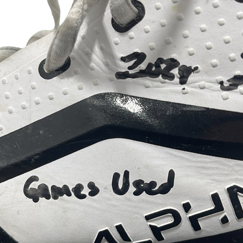 Jamien Sherwood Signed 2024 Game Used Football Cleats (PAIR) Beckett Wit BAS COA