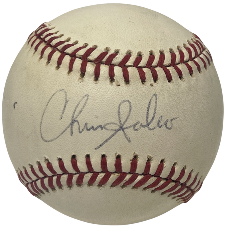 Chris Sabo Signed Autographed National League ONL Baseball Reds LSCM COA