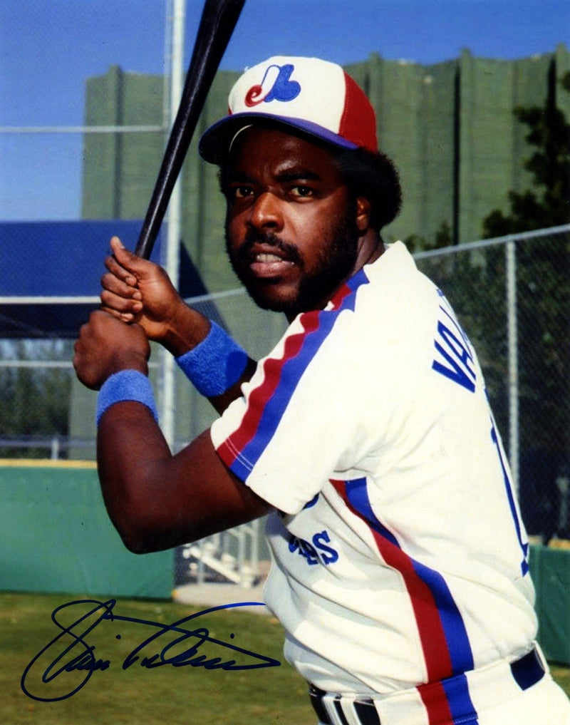 Ellis Valentine Signed Autographed Montreal Expos 8x10 Photo LSCM COA #1