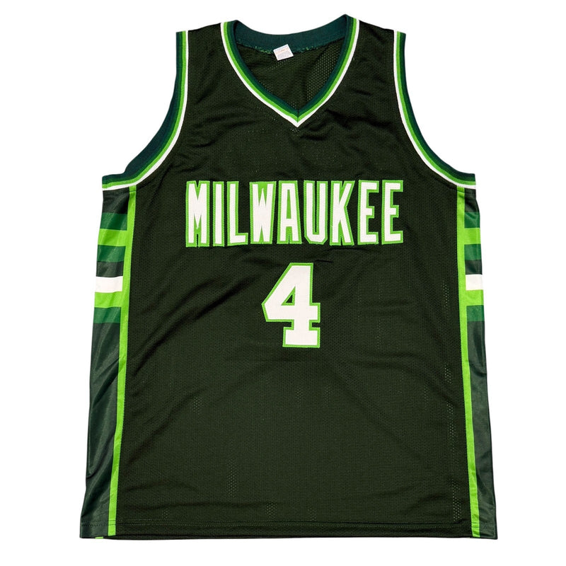 Sidney Moncrief Signed Milwaukee Bucks Custom Jersey w/ HOF 19 JSA Witness COA