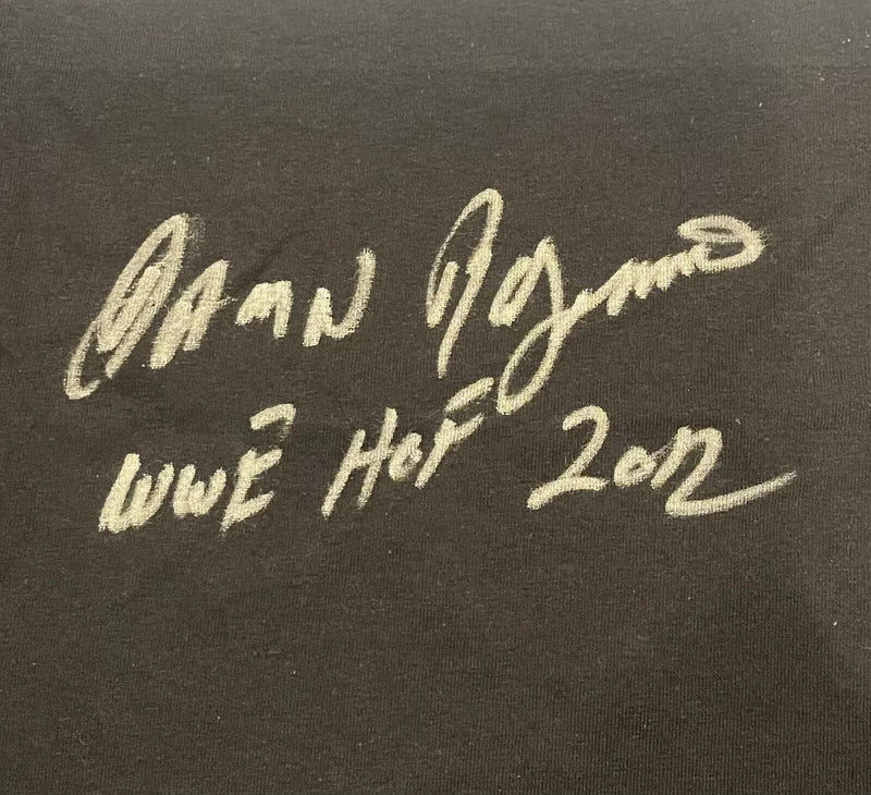 Ron Simmons Signed Auto Damn Custom T-Shirt WWE HOF 2012 Ins Beckett WIT BAS COA
