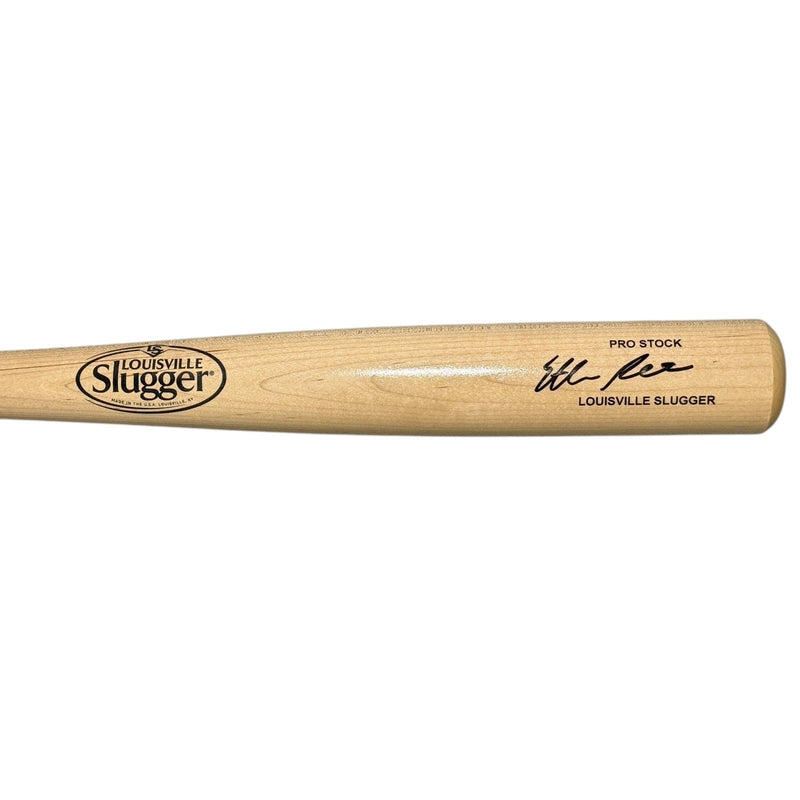 Ethan Petry Signed Natural Louisville Slugger Bat JSA Witness COA Nationals