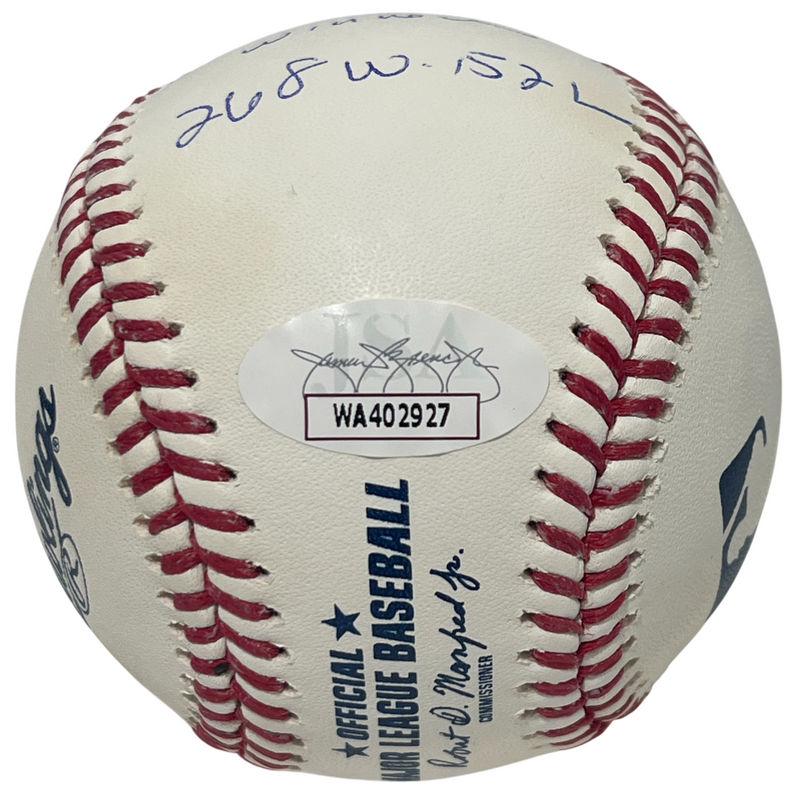 Jim Palmer Signed Autographed ROMLB Baseball w/ 9 Ins JSA COA Baltimore Orioles