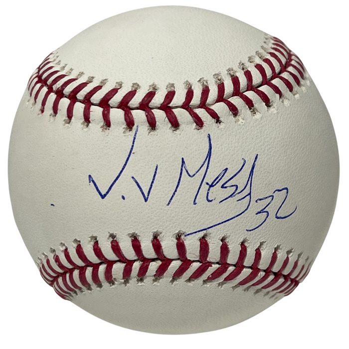Victor Victor Mesa Signed Autographed Rawlings ROMLB Baseball JSA Marlins