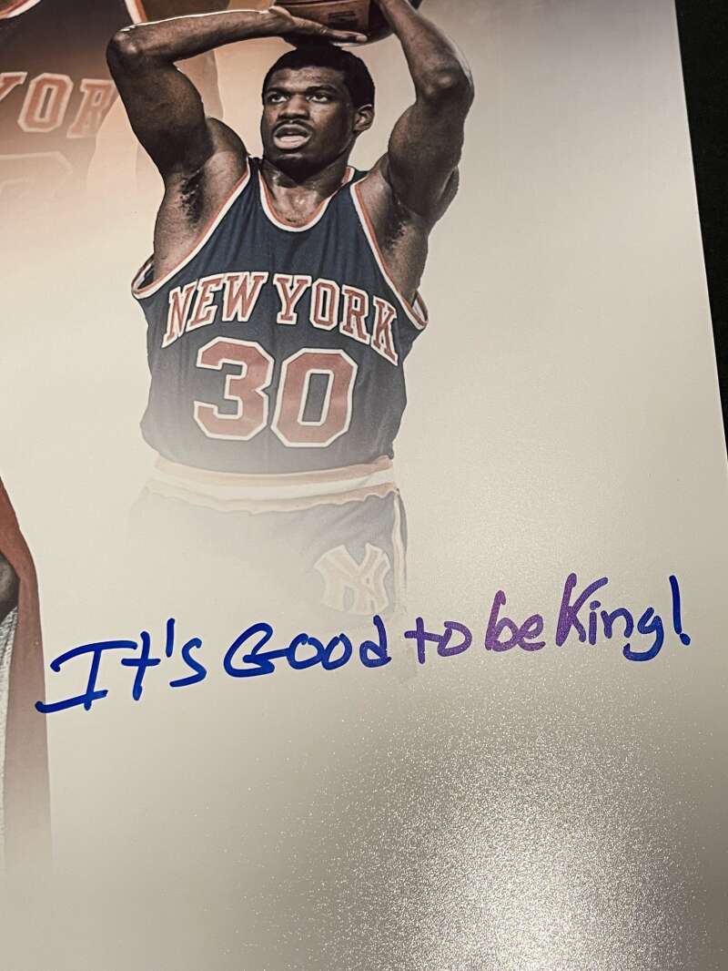 Bernard King Signed Autographed 16x20 Photo JSA COA ITS GOOD TO BE KING!