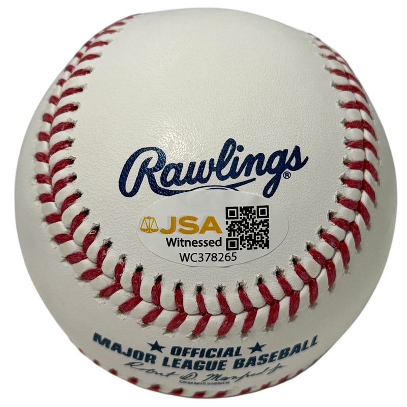 Kevin Mitchell Signed Autographed ROMLB Baseball w/ 89 NL MVP JSA Witness COA