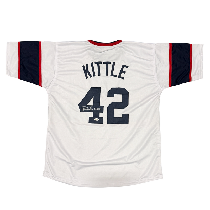 Ron Kittle Signed Chicago White Sox Custom Jersey 83 AL ROY JSA Witness COA