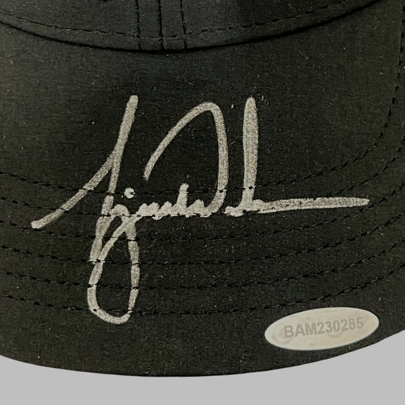 Tiger Woods Signed Autographed Nike AeroBill Black Hat Upper Deck UDA COA Golf