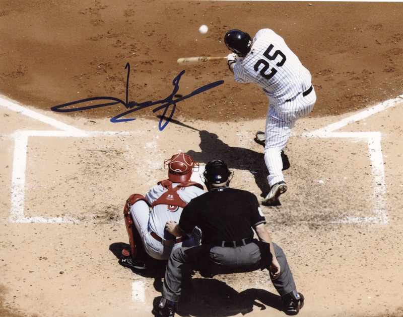 Jason Giambi Signed Autographed New York Yankees 8x10 Photo LSCM COA #1