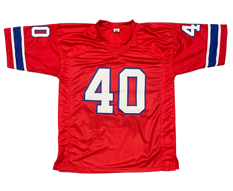 Mike Haynes Signed NE Patriots Custom Jersey w/ HOF 97 Beckett Witness BAS COA