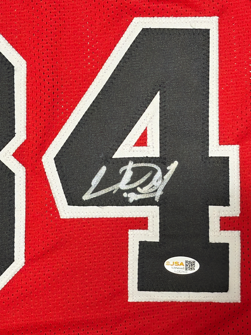 Charles Oakley Signed Autographed Chicago Bulls Custom Jersey JSA Witness COA