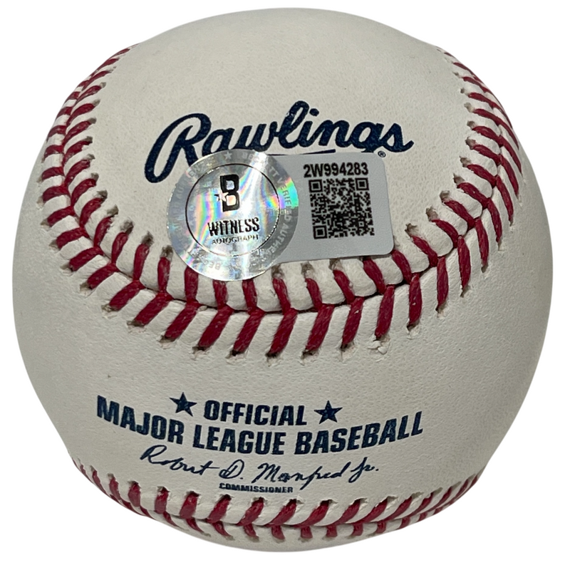 Jack McDowell Signed ROMLB Baseball w/ 93 AL CY Beckett Witness BAS COA