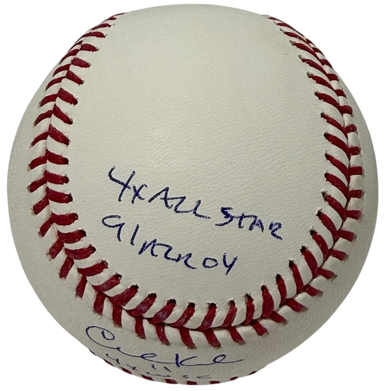Chuck Knoblauch Signed Autographed ROMLB Baseball w/ 5x Insc JSA Witness COA