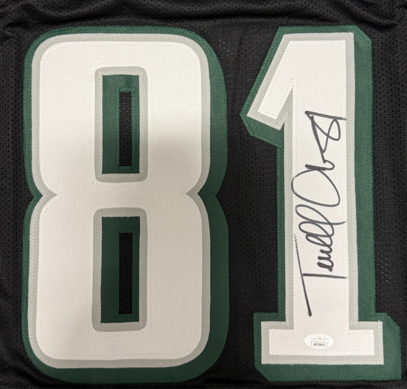 Terrell Owens Signed Autographed Philadelphia Eagles Stat Custom Jersey JSA COA