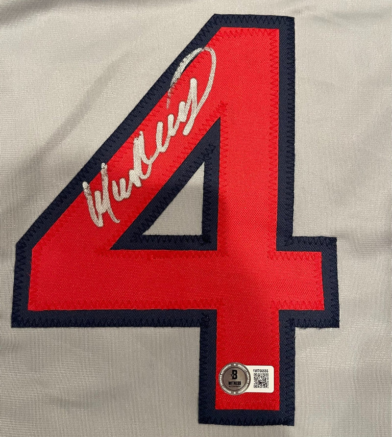 Manny Ramirez Signed Boston Red Sox Custom Jersey Beckett Witness BAS COA