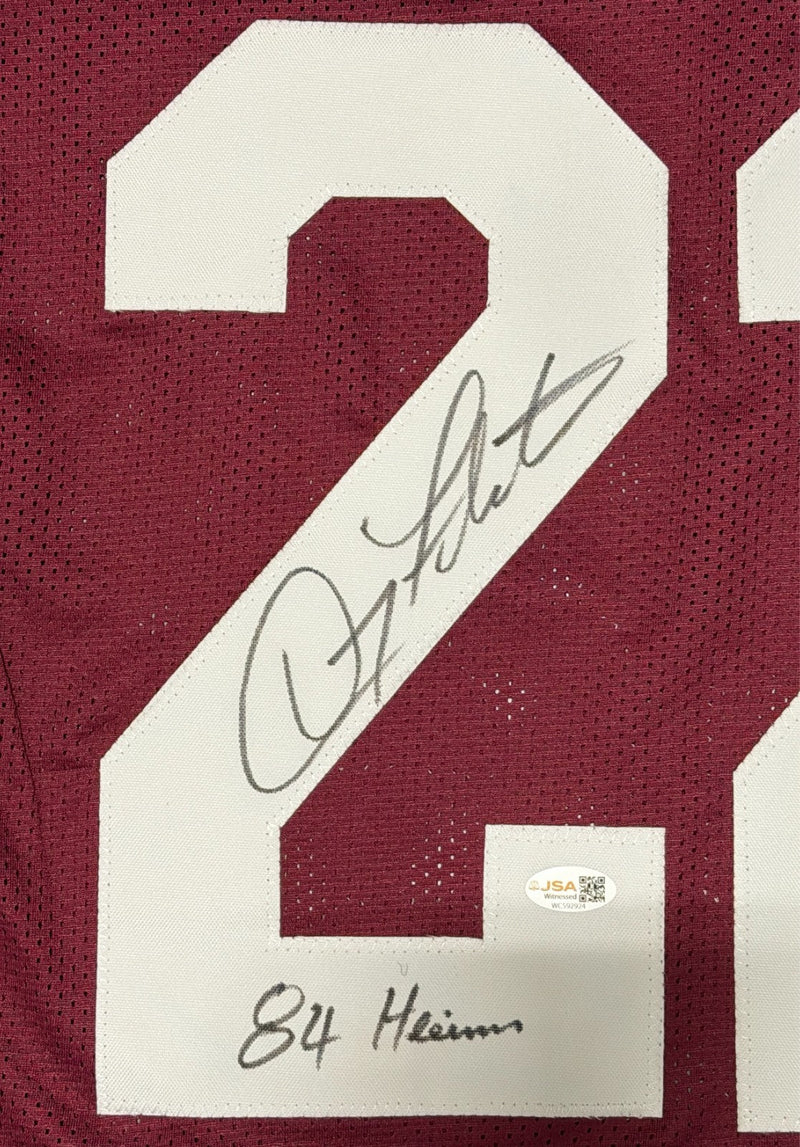 Doug Flutie Signed Boston College Custom Jersey w/ 84 Heisman JSA Witness COA