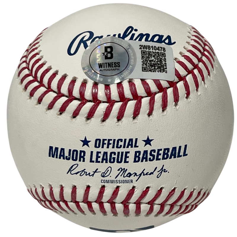 Sam McDowell Signed ROMLB Baseball w/ 4 Insc Beckett Witness BAS COA Cleveland