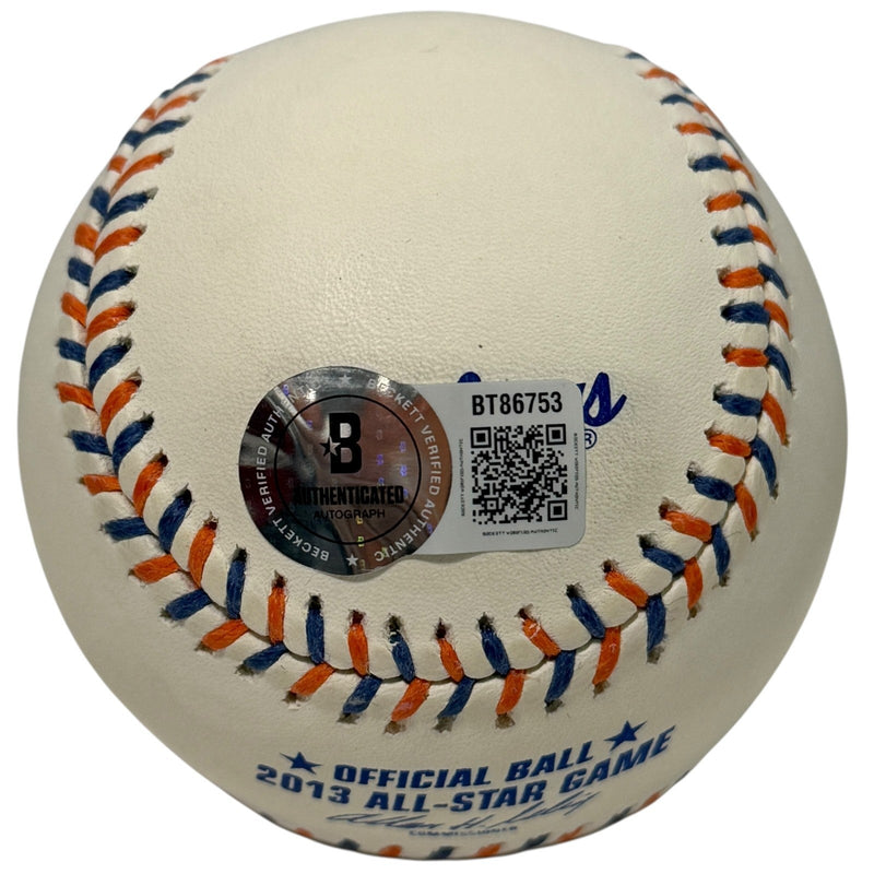 David Wright Signed 2013 All Star Game Baseball Beckett BAS COA New York Mets
