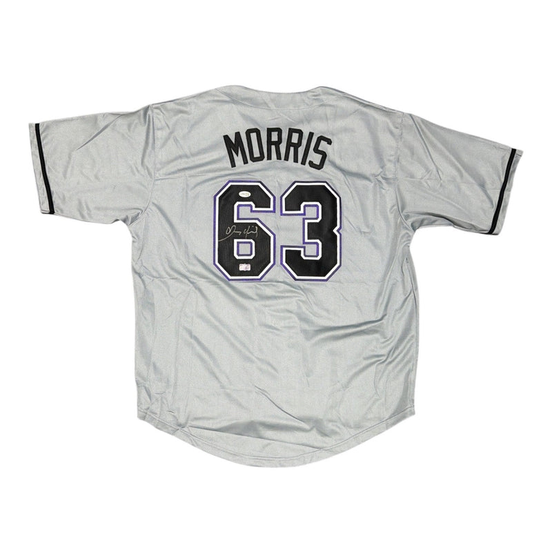 Dennis Quaid Signed Autographed Jim Morris The Rookie Custom Jersey JSA COA