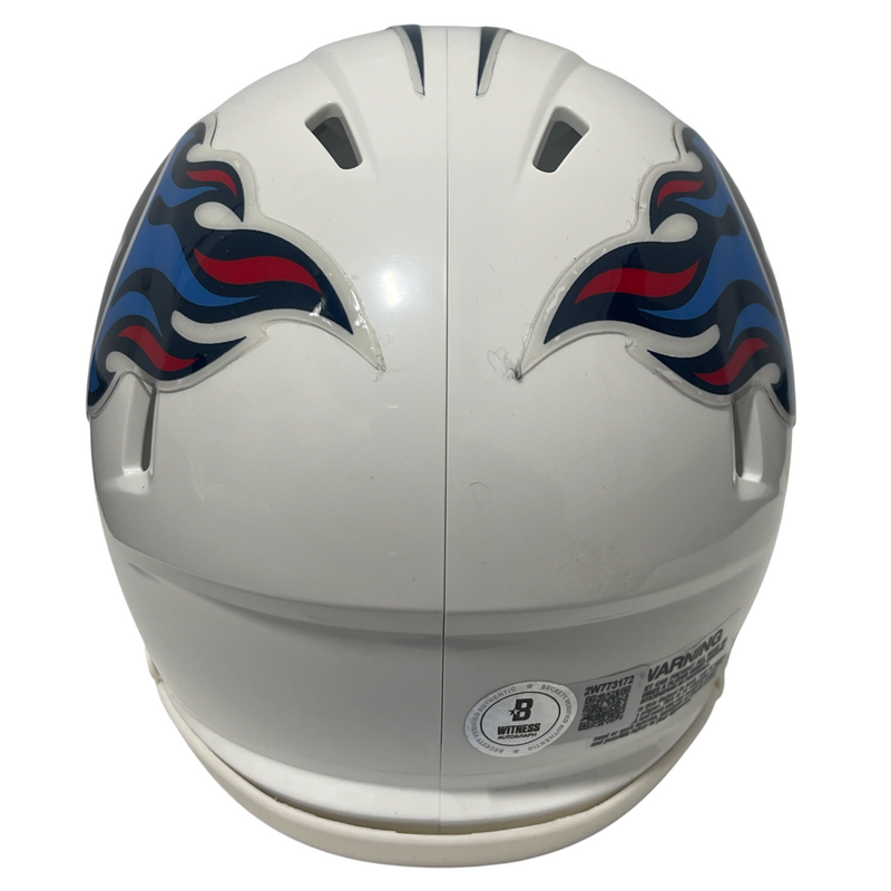 Jevon Kearse Signed Tennessee Titans TB Mini Helmet Beckett Witness BAS COA