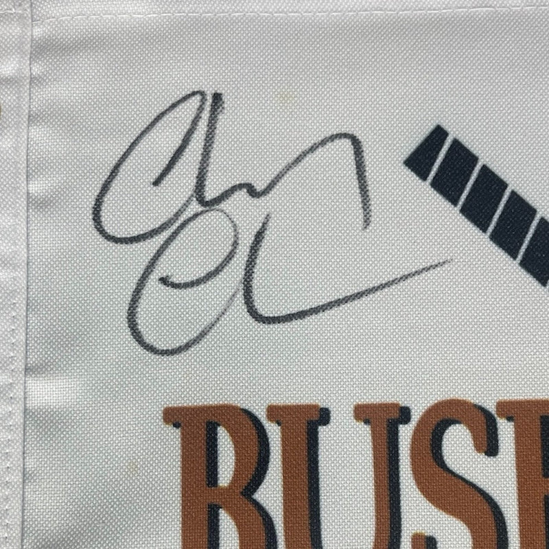 Chevy Chase Signed Auto Caddyshack Bushwood Country Club Golf Flag Beckett COA