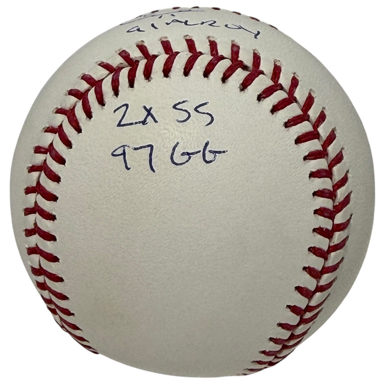 Chuck Knoblauch Signed Autographed ROMLB Baseball w/ 5 Insc. JSA Witness COA
