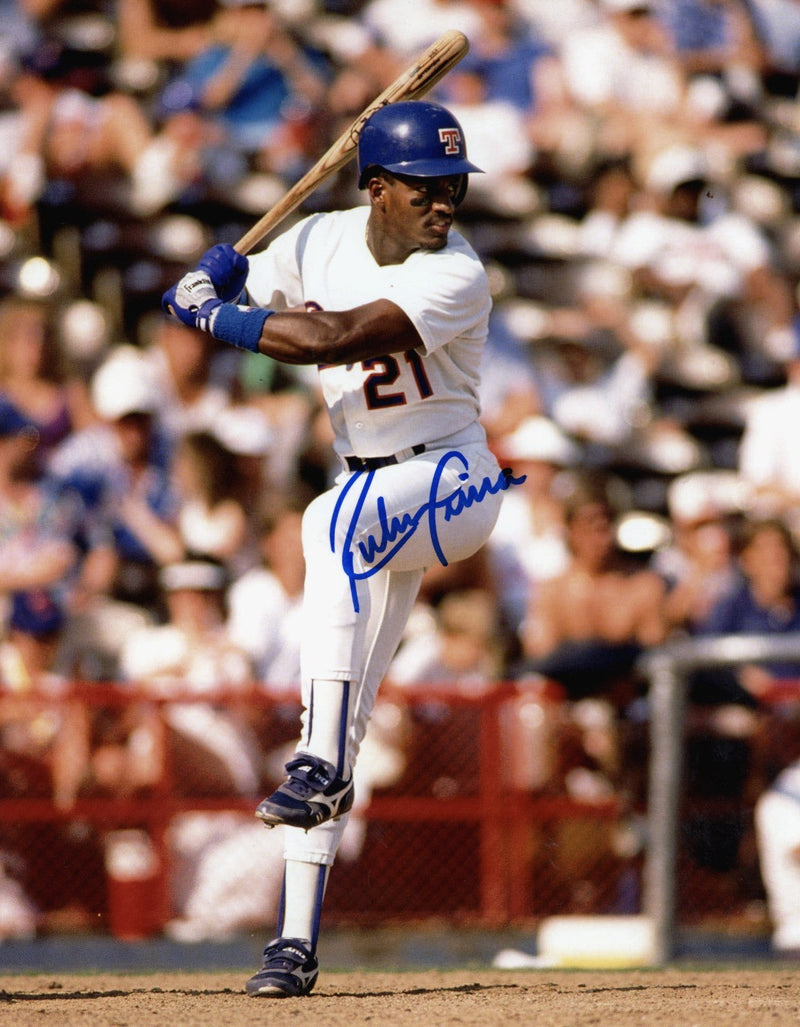 Ruben Sierra Signed Autographed Texas Rangers 8x10 Photo LSCM COA #3