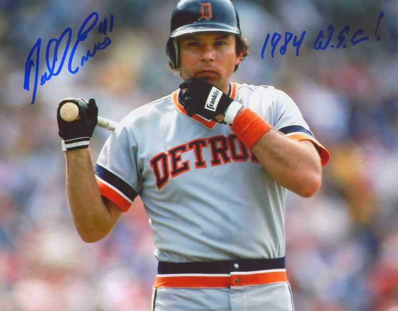 Darrell Evans Signed Autographed Detroit Tigers 8x10 Photo 1984 W.S.C! LSCM COA