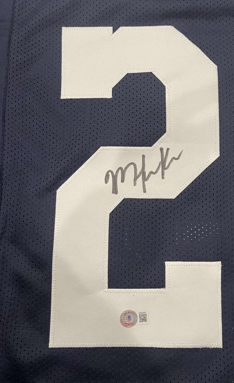 Malik Hooker Signed Cowboys TB Custom Jersey w/ We Dem Boyz! Beckett BAS COA
