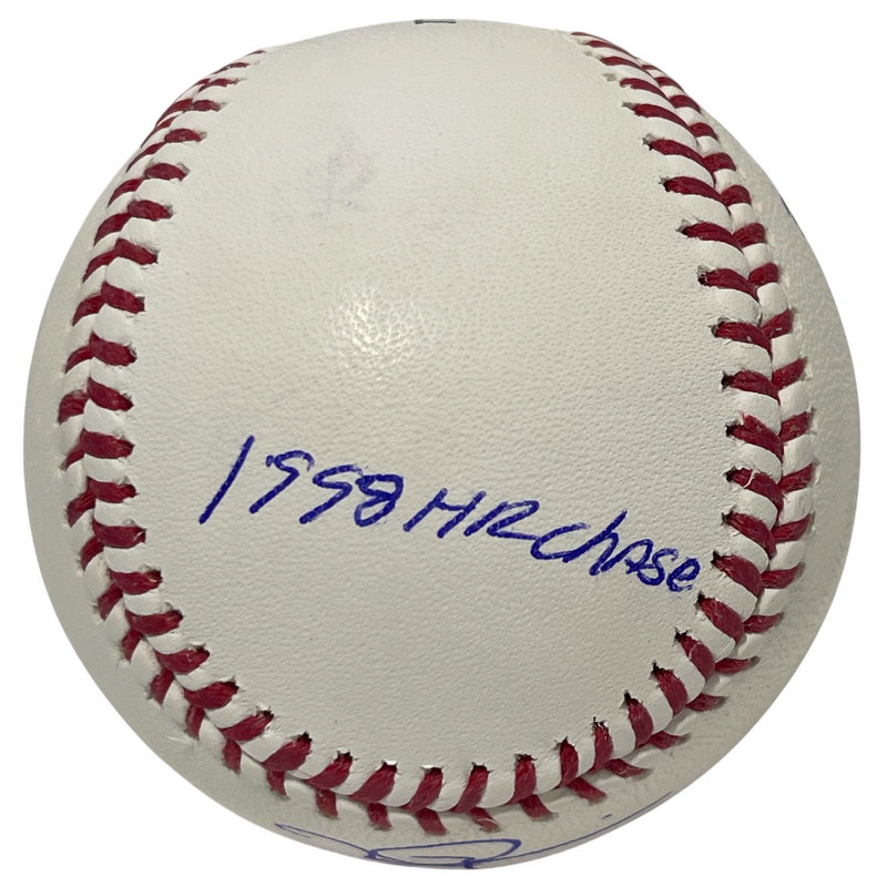 Sammy Sosa & Mark McGwire Signed ROMLB Baseball w/ Insc Beckett Witness BAS COA