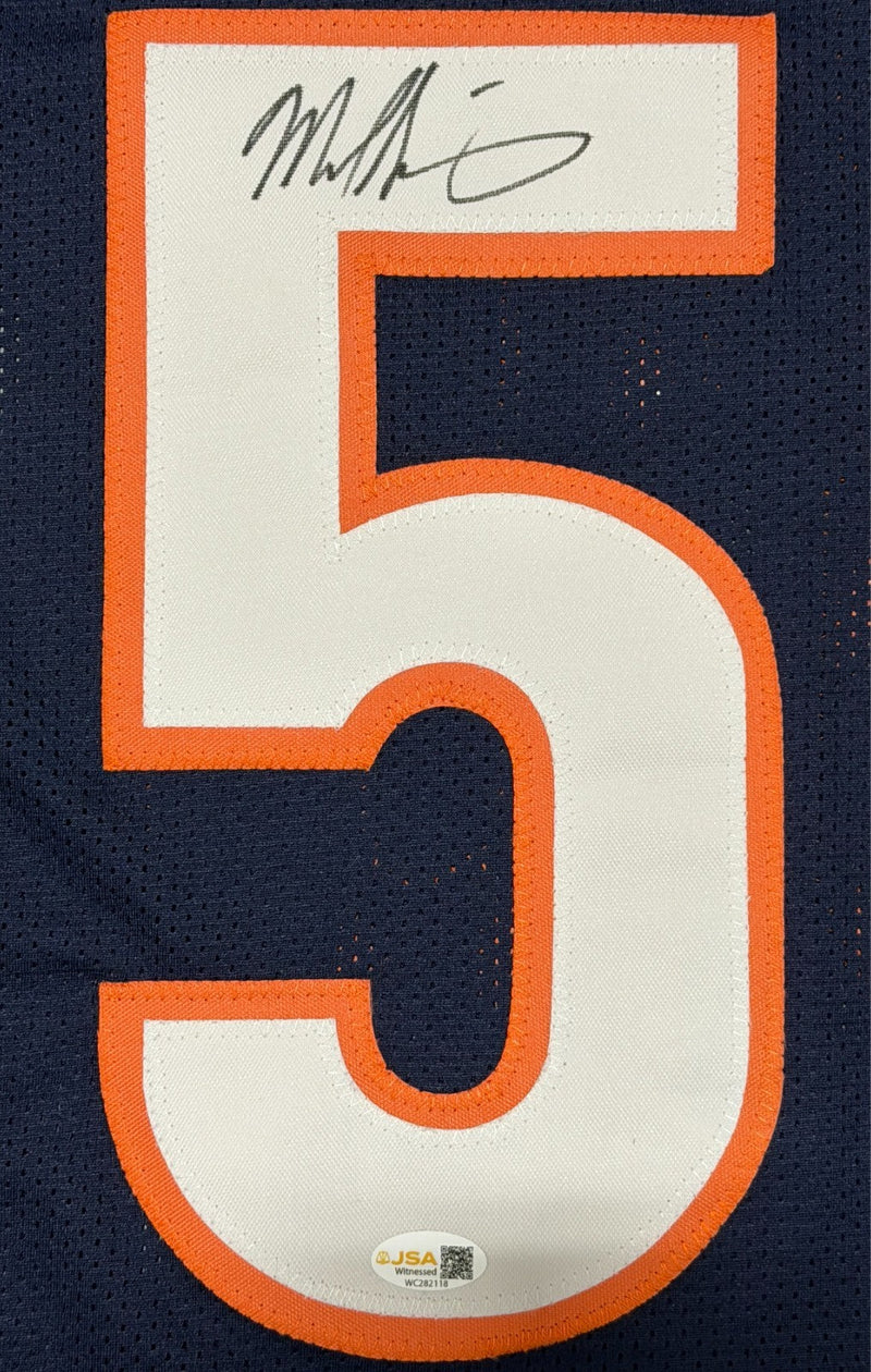 Mike Singletary Signed Autographed Chicago Bears Custom Jersey JSA Witness COA