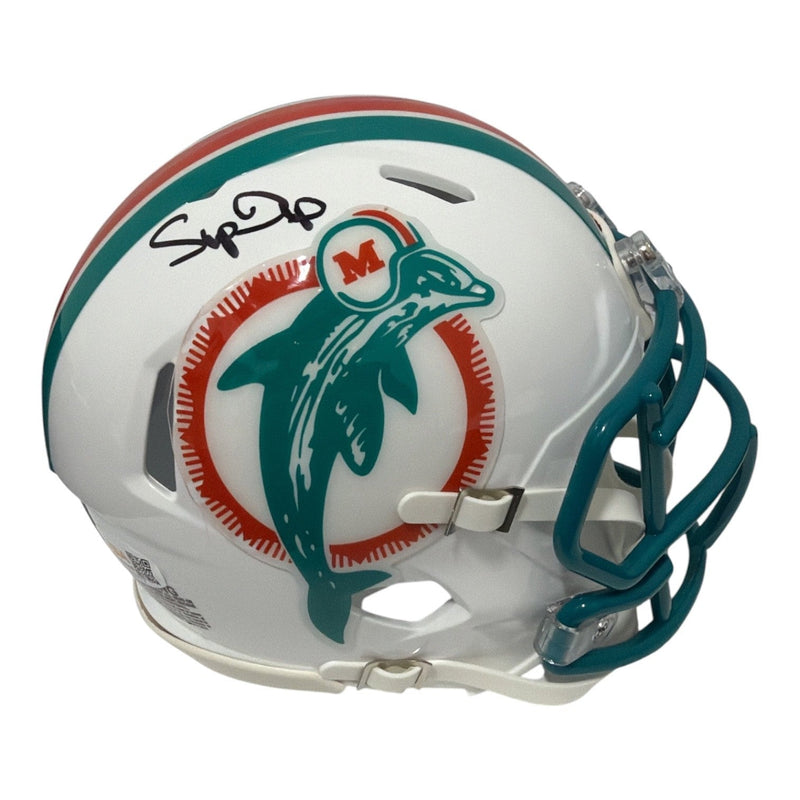 Mark Duper Signed Autographed Miami Dolphins TB Mini Helmet JSA Witness COA