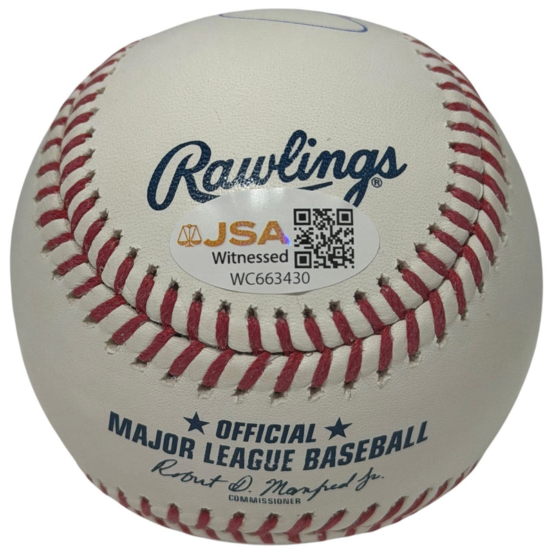 Jack Clark Signed Autographed ROMLB Baseball w/ F**k the Dodgers Ins JSA Wit COA