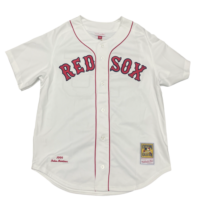 Pedro Martinez Signed Auto M&N Authentic Red Sox Jersey 7x Insc Stat JSA WIT COA