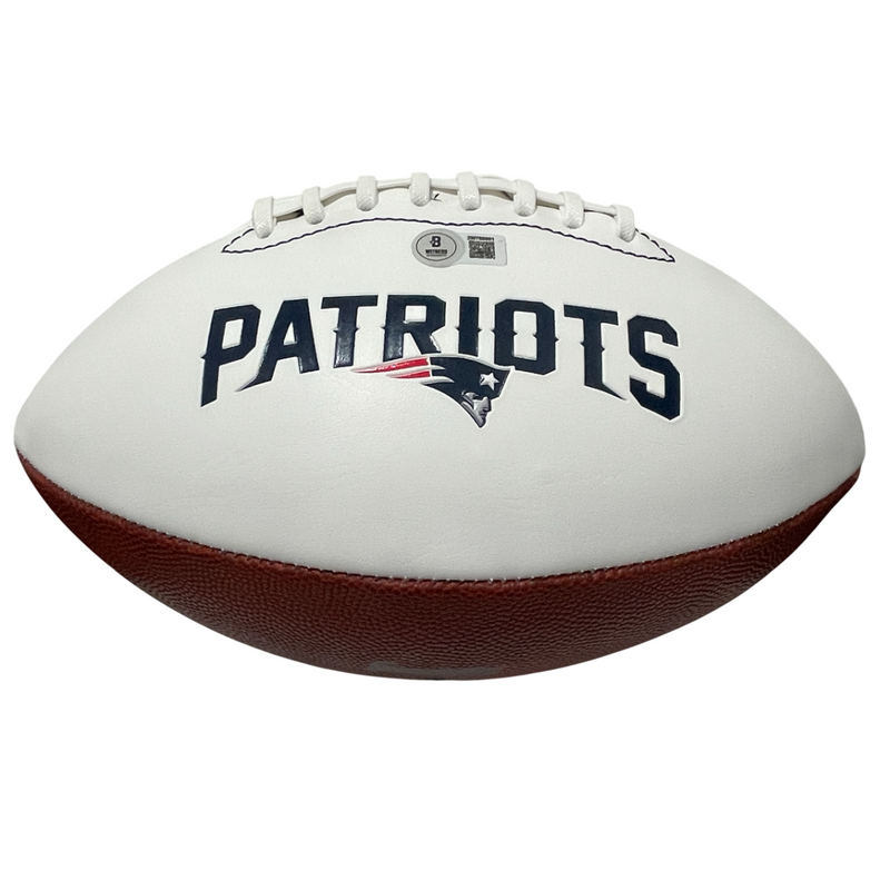 Rob Ninkovich Signed Patriots White Football SB XLIX LI Champ Beckett W BAS COA