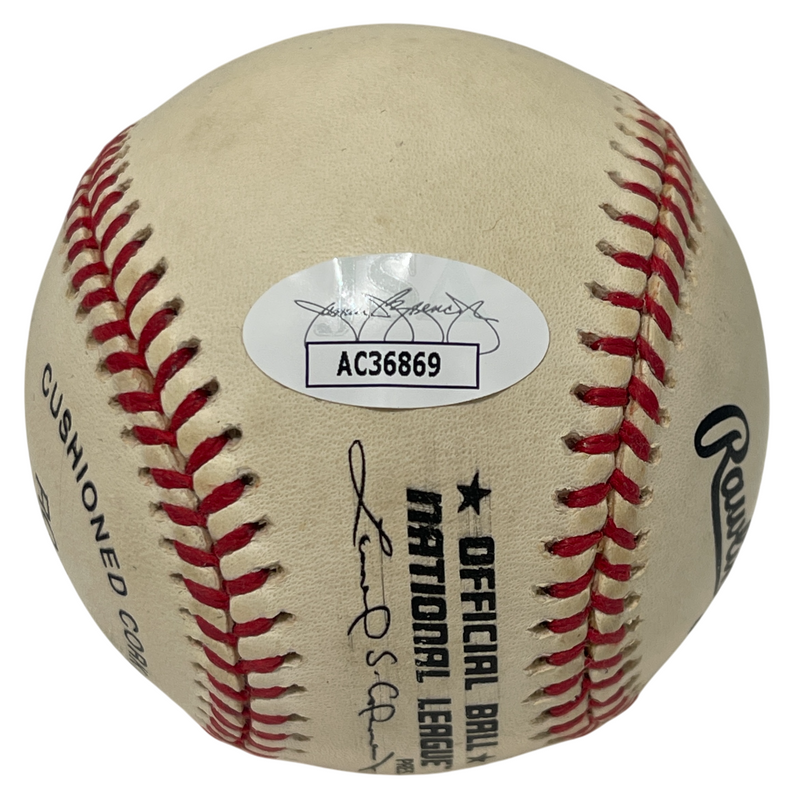 Mike Piazza Signed Rawlings National League Baseball New York Mets JSA COA A