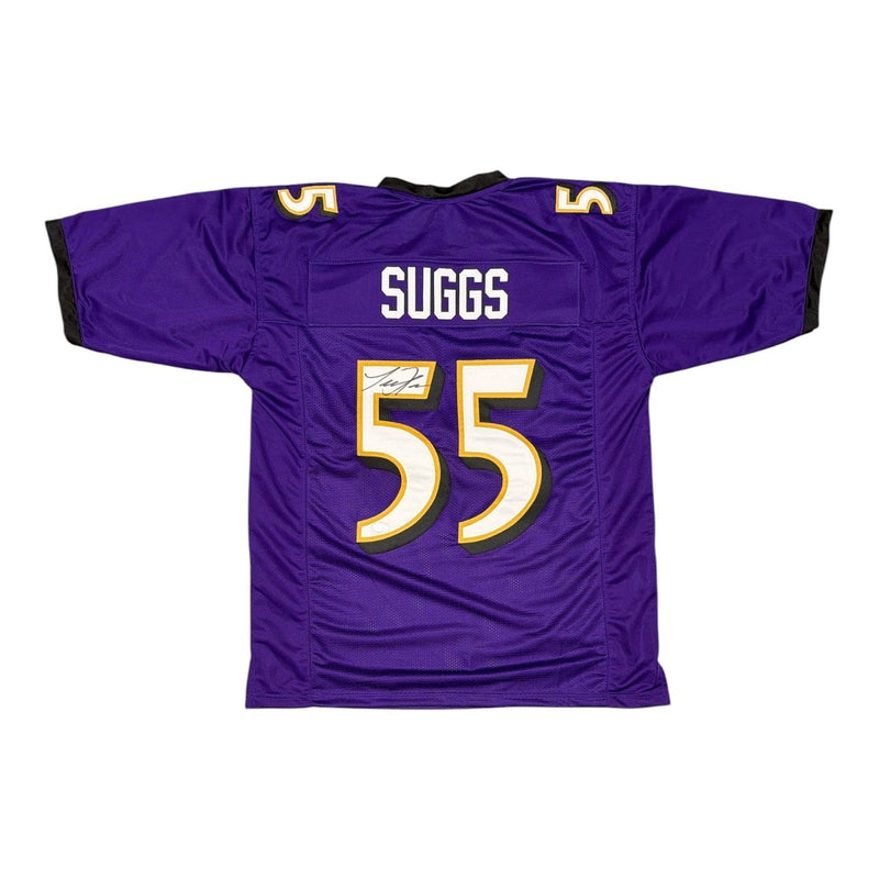 Terrell Suggs Signed Baltimore Ravens Custom Jersey JSA Witness COA