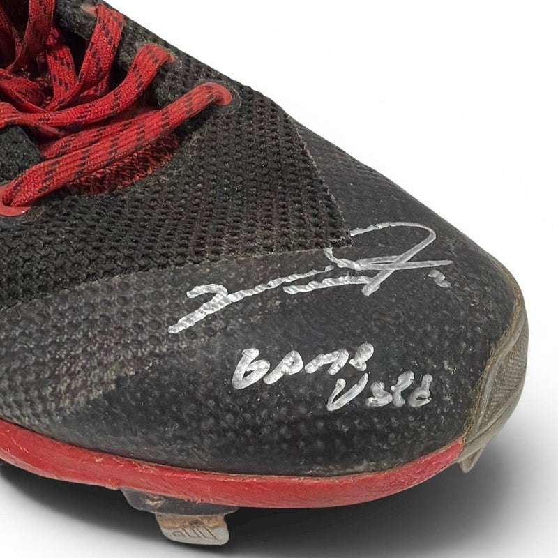 Victor Robles Signed Game Used Adidas Baseball Cleats (PAIR) ONYX COA Nationals