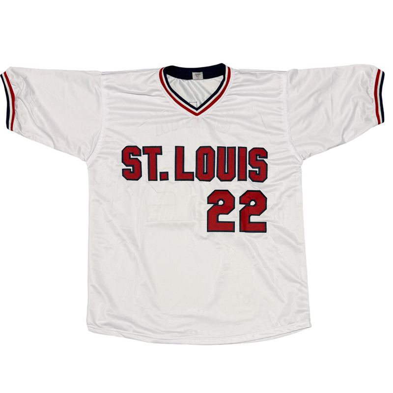 Jack Clark Signed St. Louis Cardinals Custom Jersey w/ 3 Insc. JSA Wit. COA