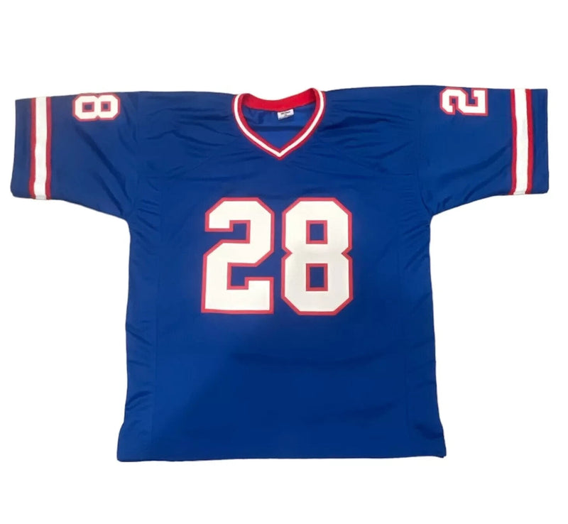 Everson Walls Signed New York Giants Custom Jersey SB XXV Champs Beckett BAS COA