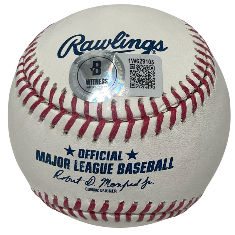Terry Francona Signed Autographed ROMLB Baseball Beckett Witness BAS COA